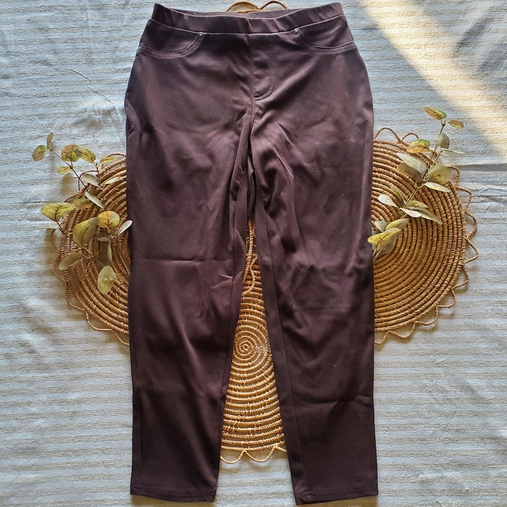 Dark Brown Skinny Pants